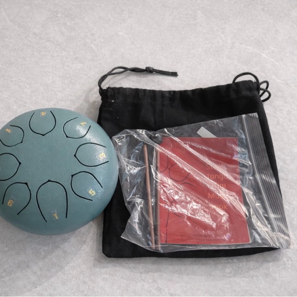 Steel Tongue Drum with Accessories
